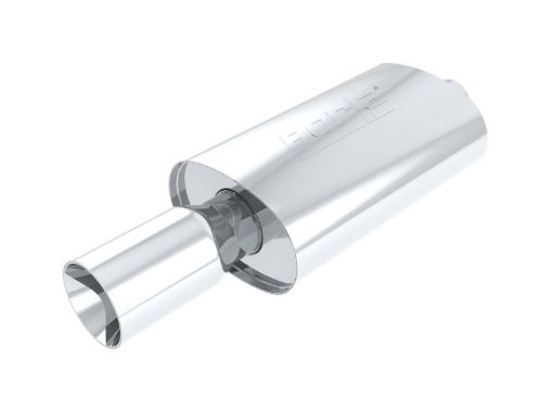 Picture of Borla Boomer Blow Torch Muffler Oval 2 - 14in x 4in Side Round Out