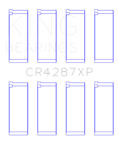 Picture of King Acura B18C1B18C5 VTEC (Size STDX) Performance Rod Bearing Set