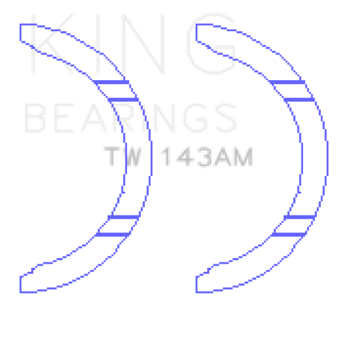 Picture of King Mitsubishi 4G9293 Thrust Washer Set