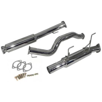 Picture of Injen 11 - 17 Nissan Juke 1.6L 4cyl Turbo FWD ONLY (incl Nismo) SS Cat - Back Exhaust