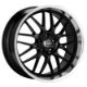 Picture of Enkei Lusso 18x8 40mm Offset 5x114.3 Bolt Pattern 72.6 Bore Black w Machined Lip Wheel