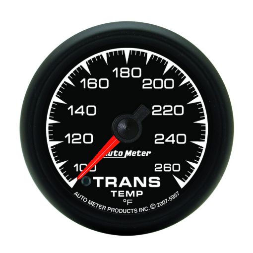 Picture of Autometer ES 52.4mm Full Sweep Electronic 100 - 260 Degree F Transmission Temprature Gauge