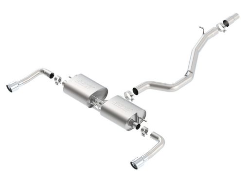 Picture of Borla 14 - 16 Audi A3 Quattro 2.0L Turbo ATMT RWD 4DR S - Type Cat - Back Exhaust Single Split Rear Exit