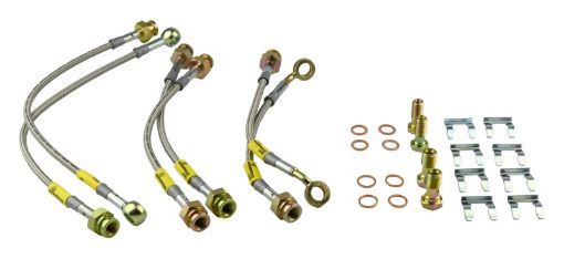 Picture of Goodridge 08 - 10 Chevy Cobalt SS Models w Brembo Calipers Stainless Steel Brake Lines Kit