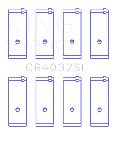 Picture of King Toyota SOHC 8V16V 4AGE4AGEC4AGELC DOHC 16V Silicon Bi - Metal Alum Rod Bearing Set