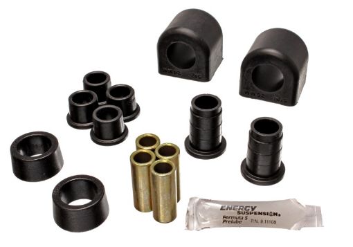 Picture of Energy Suspension 84 - 87 Chevrolet Corvette Black 26mm Front Sway Bar Bushing Set (End Links Inc)