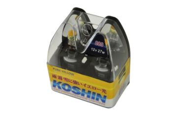 Picture of Xtune Koshin 880 Hyper Yellow Halogen Light Bulbs 12V 27W LB - KO - YELLOW - 880YE