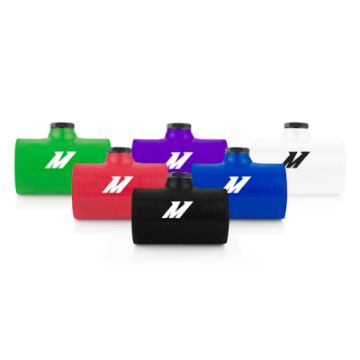 Picture of Mishimoto 2.5in Black Silicone Coupler w 18in NPT Bung