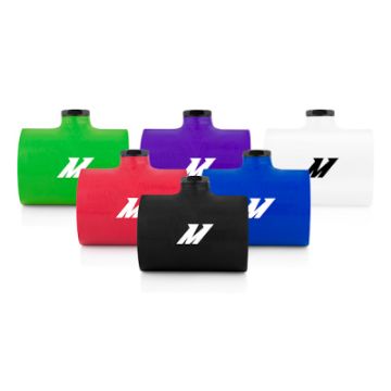 Picture of Mishimoto 3.0in Black Silicone Coupler w 18in NPT Bung