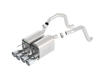 Picture of Borla 05 - 08 Corvette CoupeConv 6.0L6.2L 8cyl ATMT 6spd S - Type II SS Exhaust (rear section only)