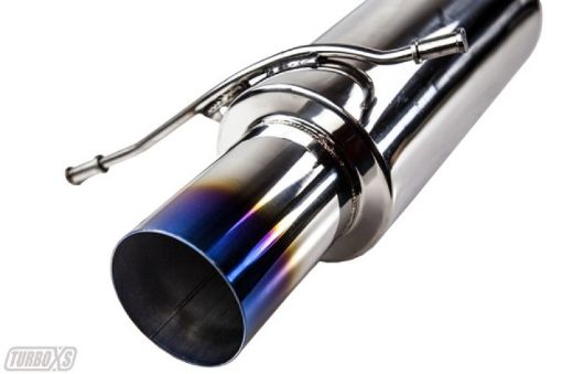 Picture of Turbo XS 02 - 07 WRX - STi Rear Muffler Assembly w Titanium Tip