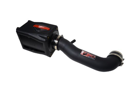 Picture of Injen 12 - 13 Jeep Wrangler JK 3.6L V6 Wrinkle Black Short Ram Intake w Power Flow Box