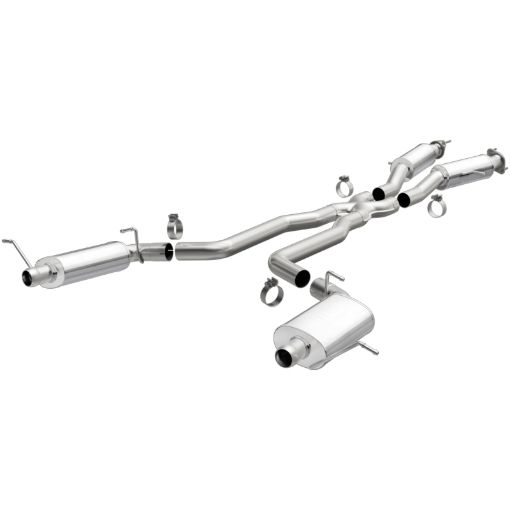 Picture of MagnaFlow 12 Jeep Grand Cherokee V8 6.4L Dual Split Rear Exit Stainless Cat Back Performance Exhaust