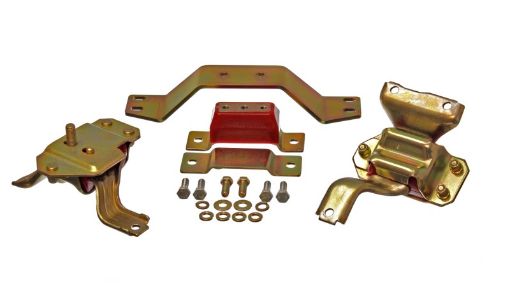 Picture of Energy Suspension 99 - 04 Ford Mustang 4.6L V8 Red Motor Transmission Mount Set