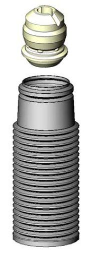 Picture of KYB Shocks Struts Strut Boots Front VOLKSWAGEN Cabrio 1995 - 02 VOLKSWAGEN Cabriolet 1985 - 93 VOLKSWA