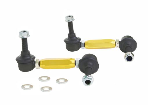 Picture of Whiteline Universal Swaybar Link Kit - Heavy Duty Adj Steel Ball w 10mm Ball Stud