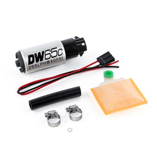 Picture of DeatschWerks 265 LPH Compact In - Tank Fuel Pump w Clips Universal Install Kit