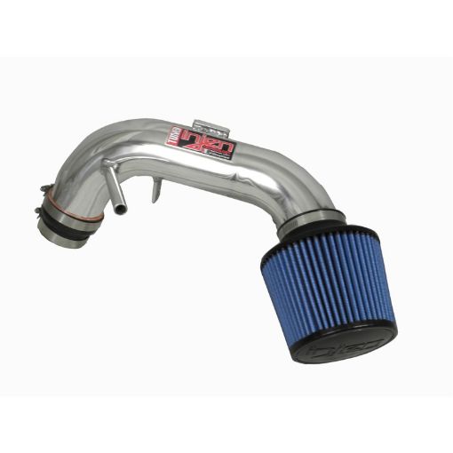 Picture of Injen 07 - 09 Toyota Camry 2.4L 4Cyl Black Tuned Air Intake w Air FusionAir HornsWeb Nano Filter