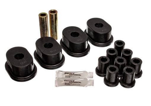 Picture of Energy Suspension 73 - 79 B - Body (ChargerCoronetSatelliteGTX) Black Rear Leaf Spring Bushing Set