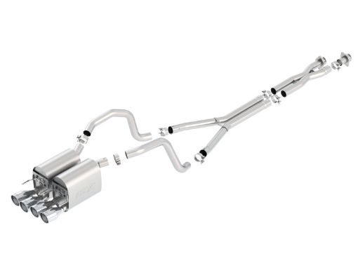 Picture of Borla 05 - 08 Chevrolet Corvette CoupeConv 6.0L6.2L 8cyl 4spd6spd RWD inS - Type IIin Catback Exhaust
