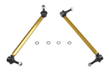Picture of Whiteline 02 - 06 R53 06 R56 Mini Cooper S Front Swaybar link kit - adjustable ball end links
