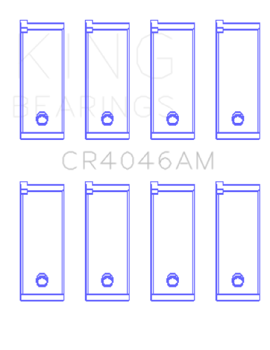 Picture of King Acura D16A1 (Size STD) Rod Bearing Set