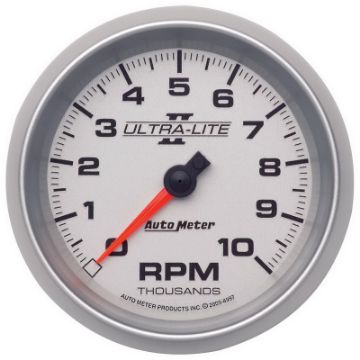 Picture of Autometer Ultra - Lite II 3 - 38in 10000 RPM In - Dash Tachometer
