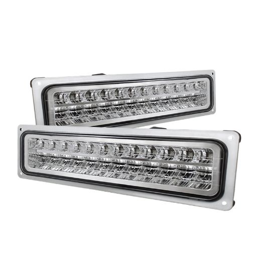 Picture of Xtune Chevy C10 88 - 98 LED Bumper Lights Chrome CPL - CCK94 - LED - C