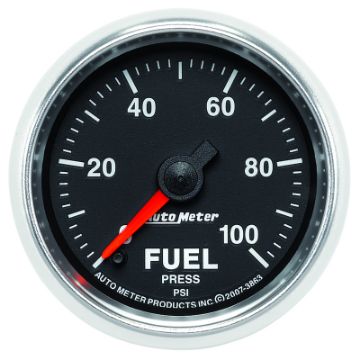 Picture of Autometer GS 0 - 100 PSI Full Sweep Electronic Fuel Pressure Gauge