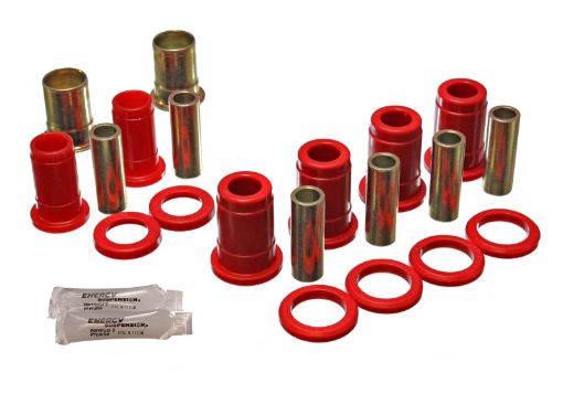 Picture of Energy Suspension 59 - 64 Bel AirImpala 64 El Camino (w Single UA) Red Rear CA Bushing Set