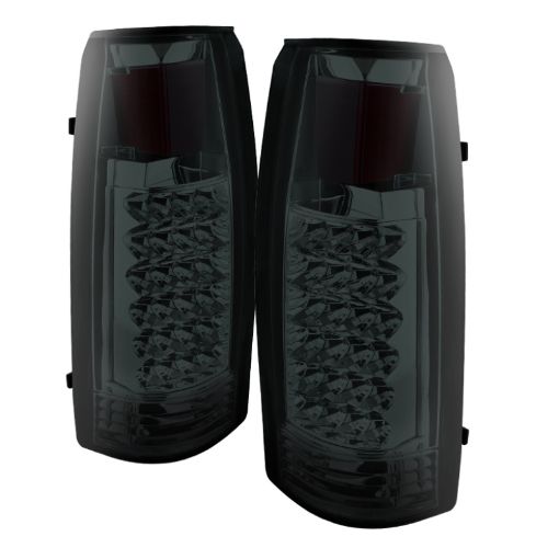 Picture of Xtune Yukon Denali 99 - 00 LED Tail Lights Chrome ALT - JH - CCK88 - LED - SM