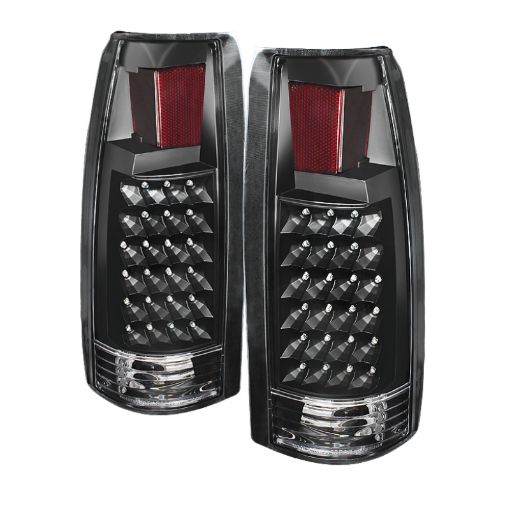 Picture of Xtune Yukon Denali 99 - 00 LED Tail Lights Black ALT - JH - CCK88 - LED - BK