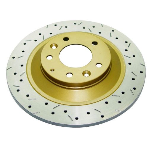 Picture of DBA 05 Mazda MazdaSpeed6 05 MX6 Rear Drilled Slotted 4000 Series Rotor
