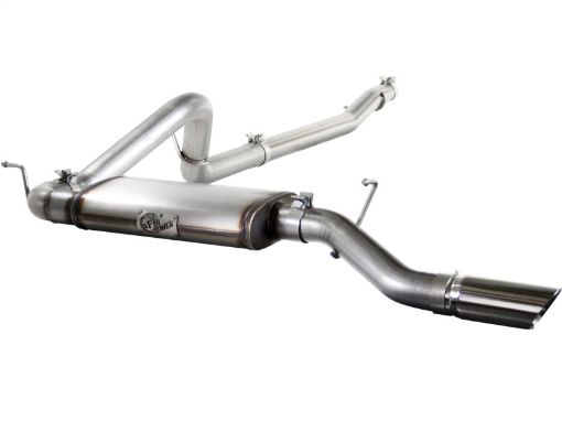 Picture of aFe MACHForce XP Exhausts Cat - Back SS - 409 EXH CB Jeep Wrangler 4Dr 2012 V6 - 3.6L