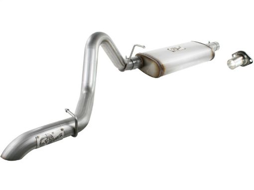 Picture of aFe MACHForce XP Exhausts Cat - Back SS - 409 EXH Jeep Wrangler TJ 97 - 06 I6 - 4.0L HT - 2.5 In.