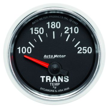 Picture of Autometer GS 52mm 100 - 250 Degree F Short Sweep Electronic Transmission Temperature Gauge