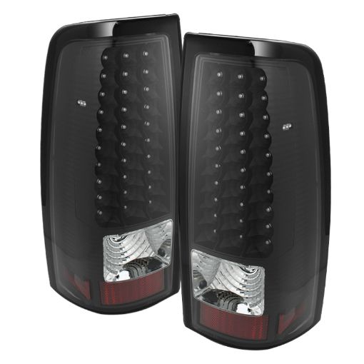 Picture of Xtune 03 - 06 Silverado 15002500 (Will Not Fit Stepside) LED Tail Lights Black ALT - ON - CS03 - LED - BK