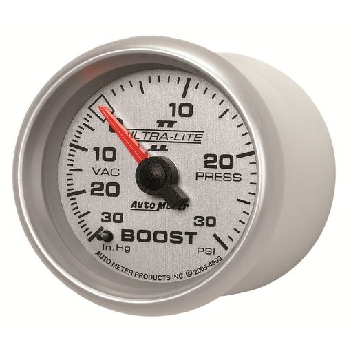 Picture of Autometer Ultra - Lite II 52mm 30 PSI Mechanical Boost Gauge