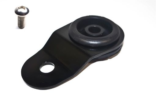 Picture of Torque Solution Radiator Mount w Insert ( Black ) Mitsubishi Evolution 789