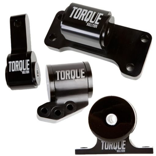 Picture of Torque Solution Billet Aluminum 4 Piece Engine Mount Kit Mitsubishi Evolution 01 - 06 (5sp Only)