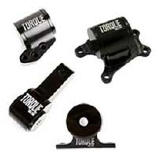 Picture of Torque Solution Billet Aluminum 4 Piece Engine Mount Kit Mitsubishi Evolution VII - IX 2001 - 2006