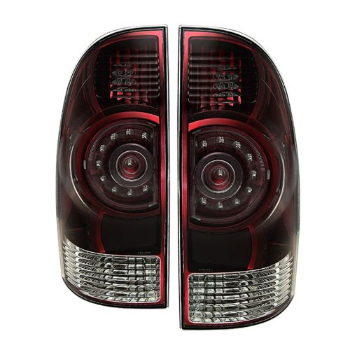 Picture of Xtune Toyota Tacoma 2009 - 2013 OEM LED Style Tail Lights Red Smoked ALT - JH - TTA09 - OE - RSM