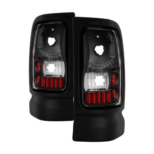 Picture of Xtune Dodge Ram 150025003500 94 - 01 Euro Style Tail Lights Black ALT - ON - DRAM94 - BK