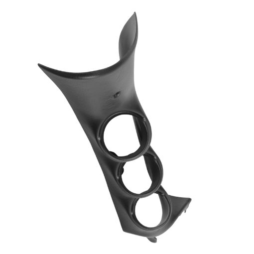 Picture of Autometer 07 - 12 Chevy SilveradoDuramax 07 - 12 GMC SierraDuramax w Speaker Blk Triple Pillar Pod