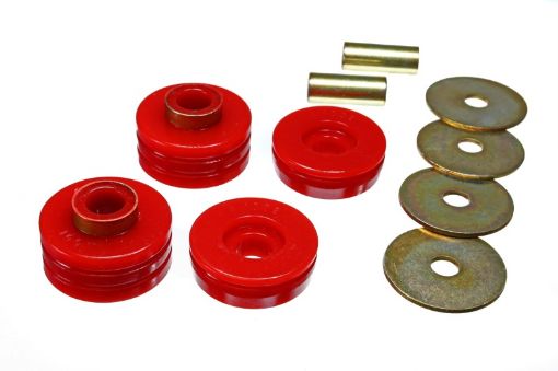 Picture of Energy Suspension 66 - 77 Ford Bronco 4WD Red Transmission Mount Set