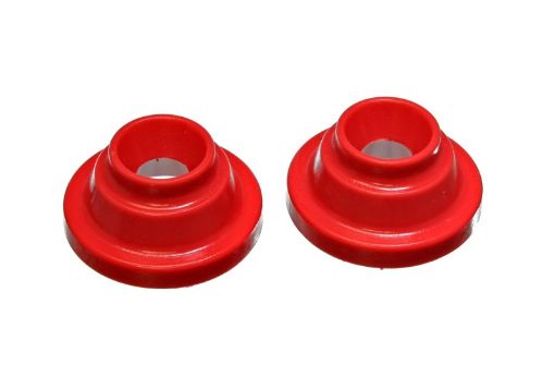 Picture of Energy Suspension 99 - 06 Volkswagen Golf IVGTIJetta IV Red Rear Coil Spring Isolator Set