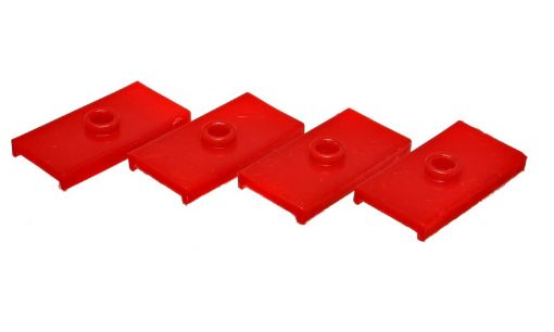 Picture of Energy Suspension 62 - 80 MG MGB Red Rear Leaf Spring Pad Set