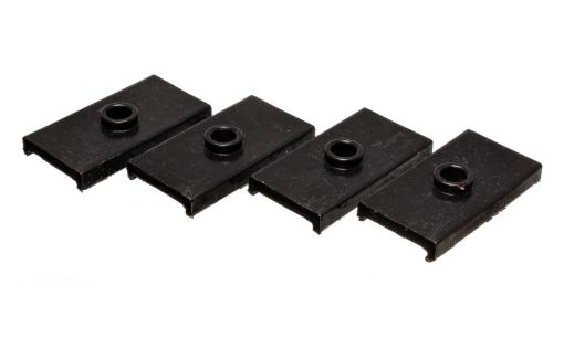 Picture of Energy Suspension 62 - 80 MG MGB Black Rear Leaf Spring Pad Set
