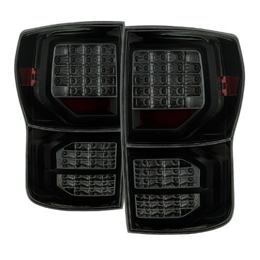 Picture of Xtune Toyota Tundra 07 - 13 LED Tail Lights Black Smoked ALT - JH - TTU07 - LED - G2 - BSM