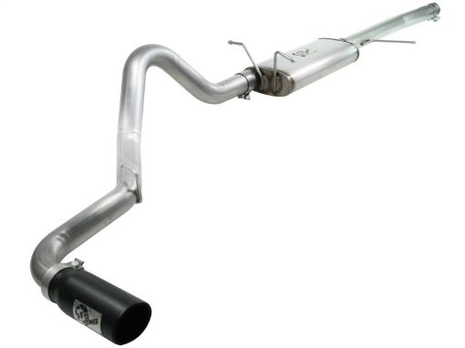 Picture of aFe MACHForce XP Exhaust Cat - Back 3in SS - 409 w Black Tip 97 - 03 Ford F - 150 V8 4.65.4L